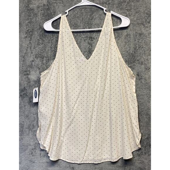 Old Navy Women’s Polka Dot Tank Blouse Size XL - Picture 4 of 11